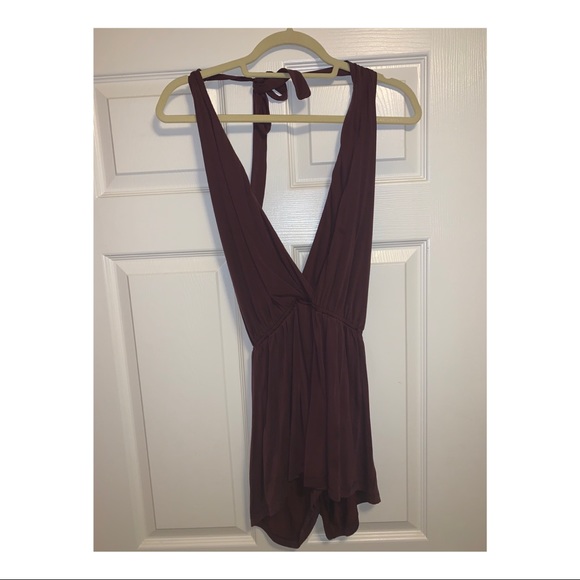 El Bloom Tie Neck Romper - Picture 1 of 7